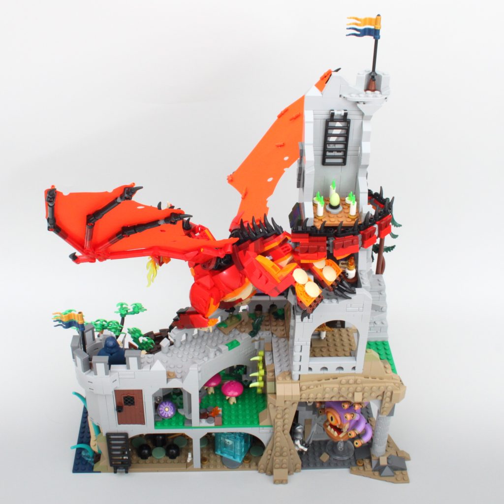 LEGO Ideas 21348 red dragons tale dungeons and dragons review 2 1024x1024