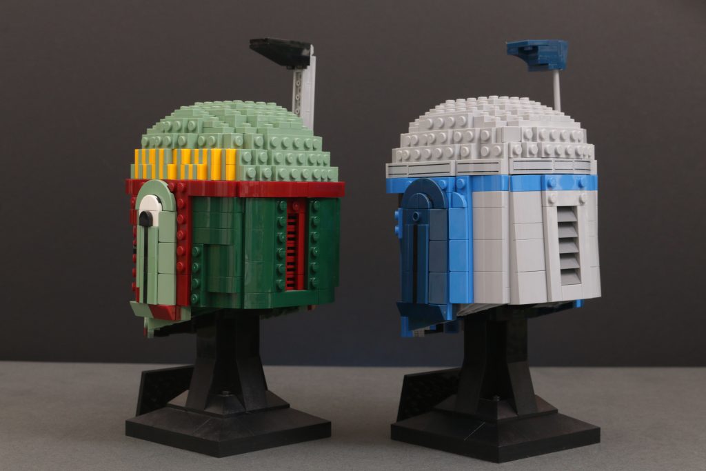 LEGO Star Wars 75408 Capacete Jango Fett 75277 Comparação de capacete Boba Fett 5 1024x683