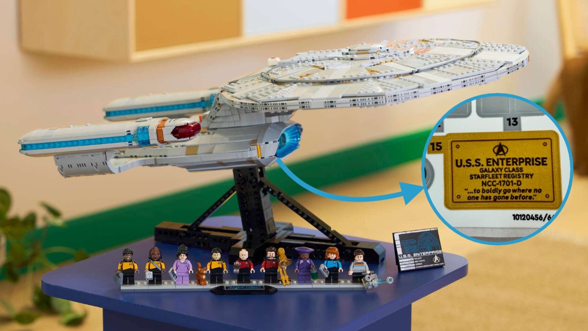 LEGO bringt eine weitere Star Trek-Aufkleber-Korrektur heraus, und aller guten Dinge sind drei.