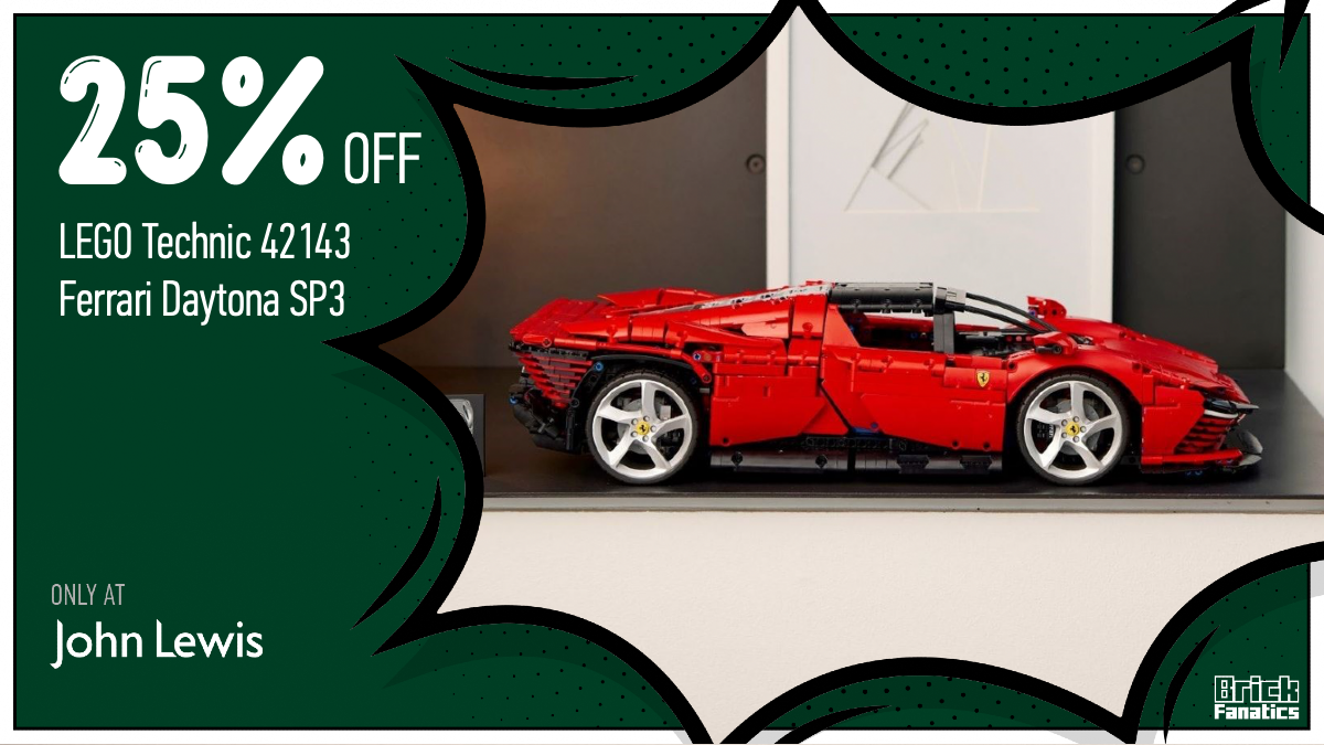 Massive 25% off LEGO Technic 42143 Ferrari Daytona SP3