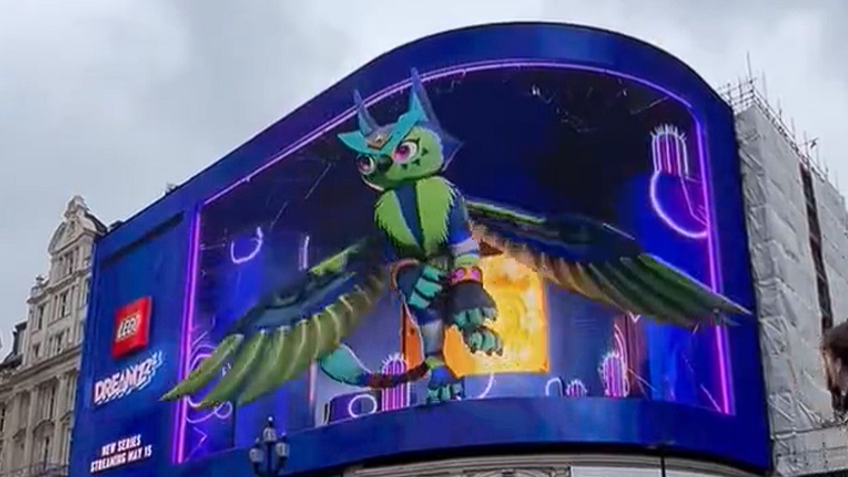 LEGO joins the 3D billboard craze with LEGO DREAMZzz 
