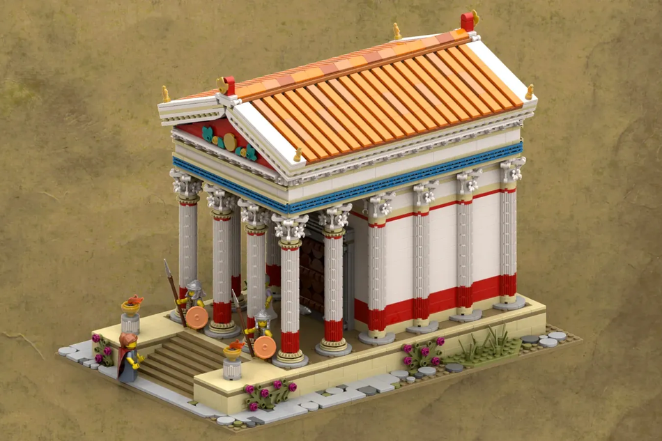 Templo romano antiguo 2