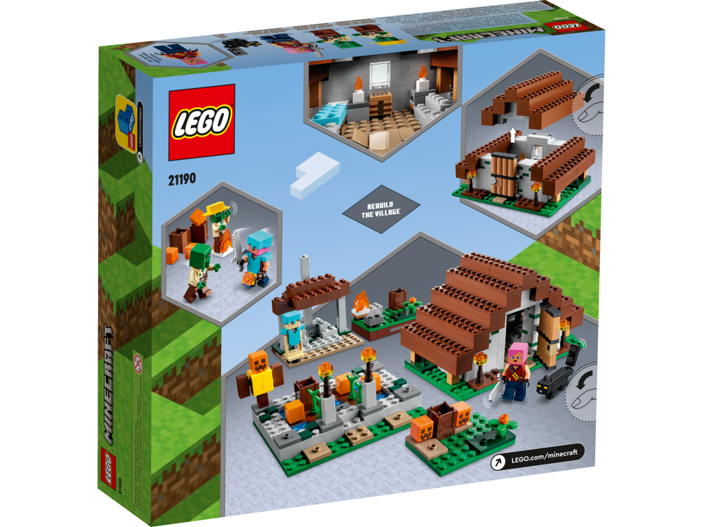 lego minecraft 21190 The abandoned village box 1 1024x768