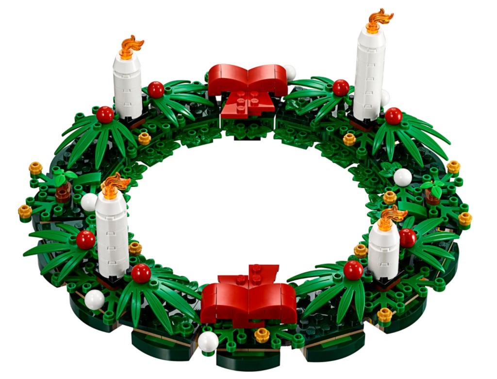 LEGO 40426 Christmas Wreath 2 in 1 build 2