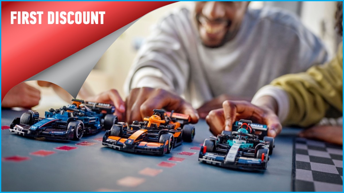 First chance to save on LEGO Speed Champions Formula 1 wave