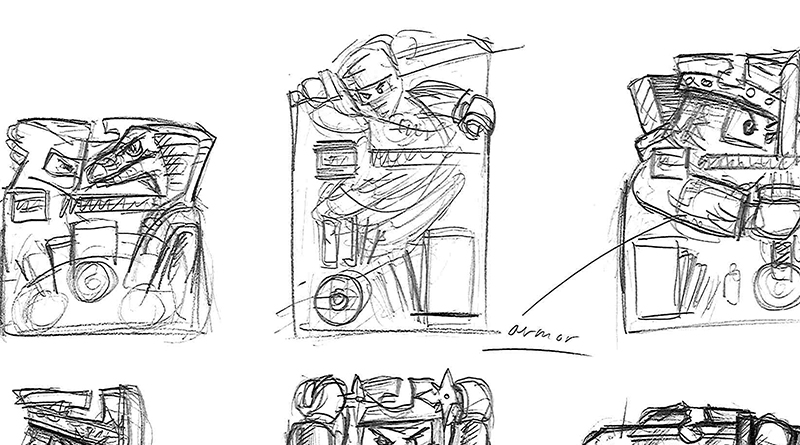 Early LEGO NINJAGO packaging concepts shared