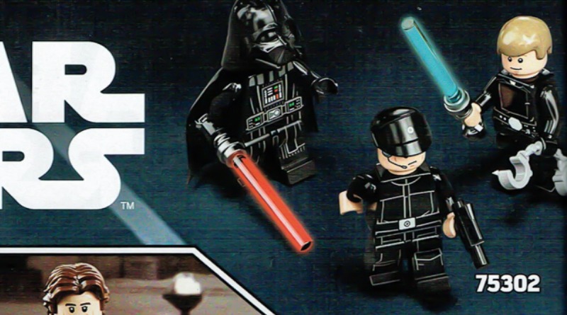 Luke Skywalker has the wrong lightsaber in LEGO 75302 Imperial Shuttle