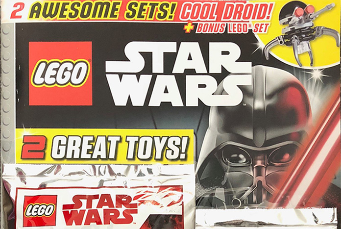 LEGO Star Wars La revista n. ° 35 viene con la construcción Dwarf Spider Droid