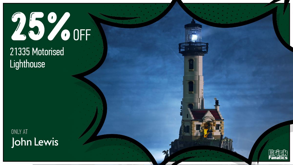 Massive discount on LEGO Ideas 21335 Motorised Lighthouse at John Lewis