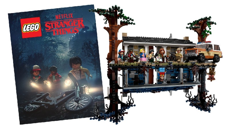 Último día gratis LEGO Stranger Things cartel en la tienda online LEGO