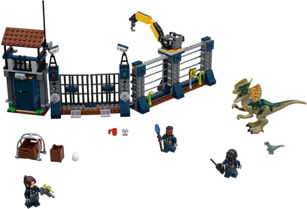 75931 Dilophosaurus buitenpostaanval Jurassic World 1024x697