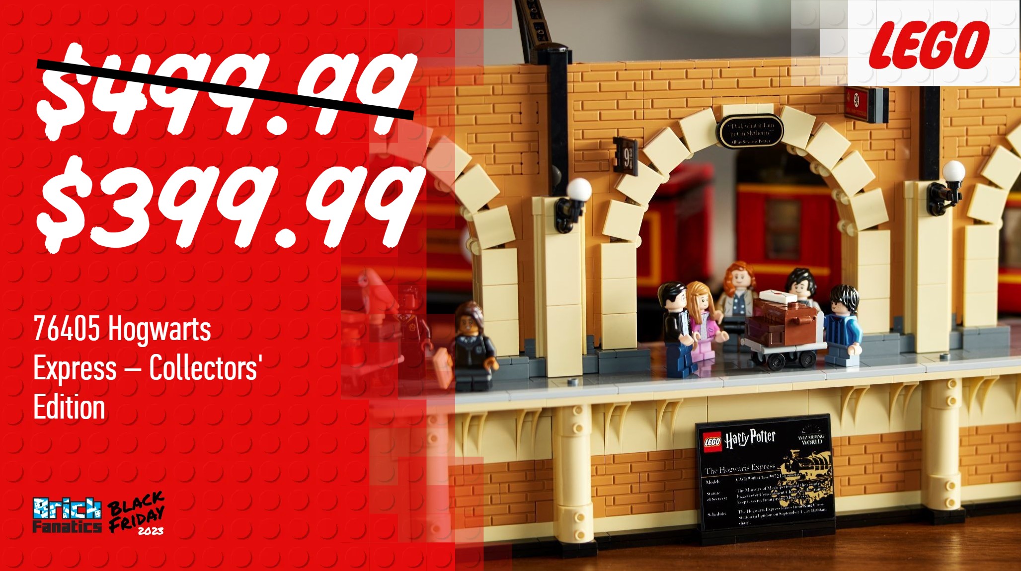 Save $100 on LEGO Harry Potter Hogwarts Express now