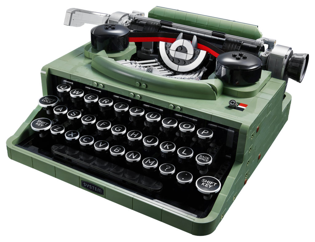 LEGO Ideas 21327 Typewriter contents 1