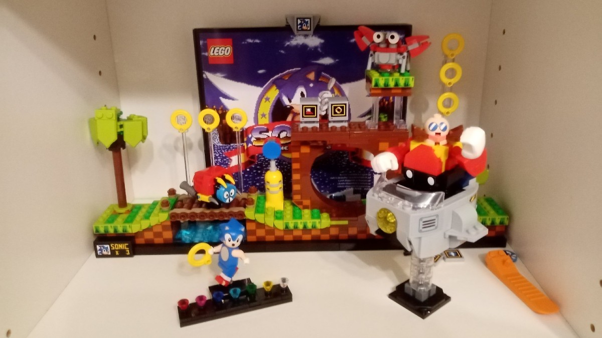 21331 Sonic the Hedgehog instructions can be added to a LEGO Ideas display too