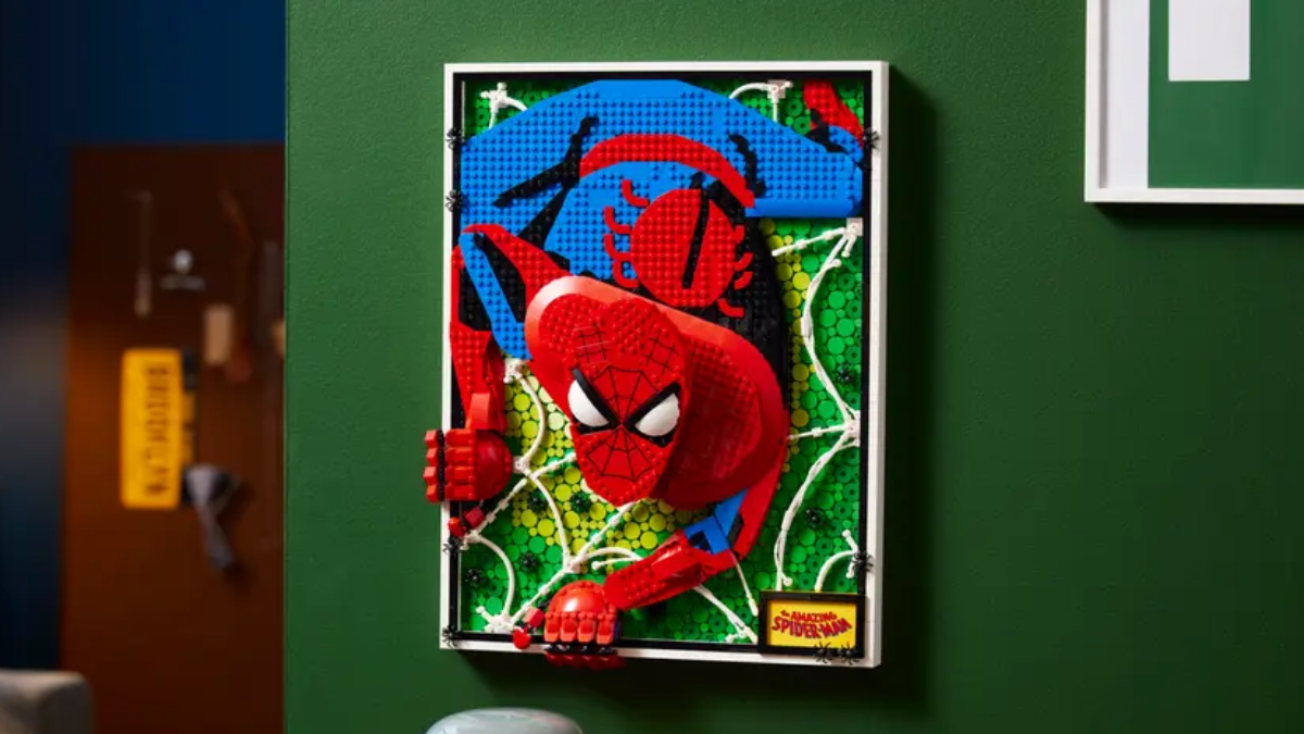 LEGO Art 31209 The Amazing Spider-Man is based on a classic comic book panel