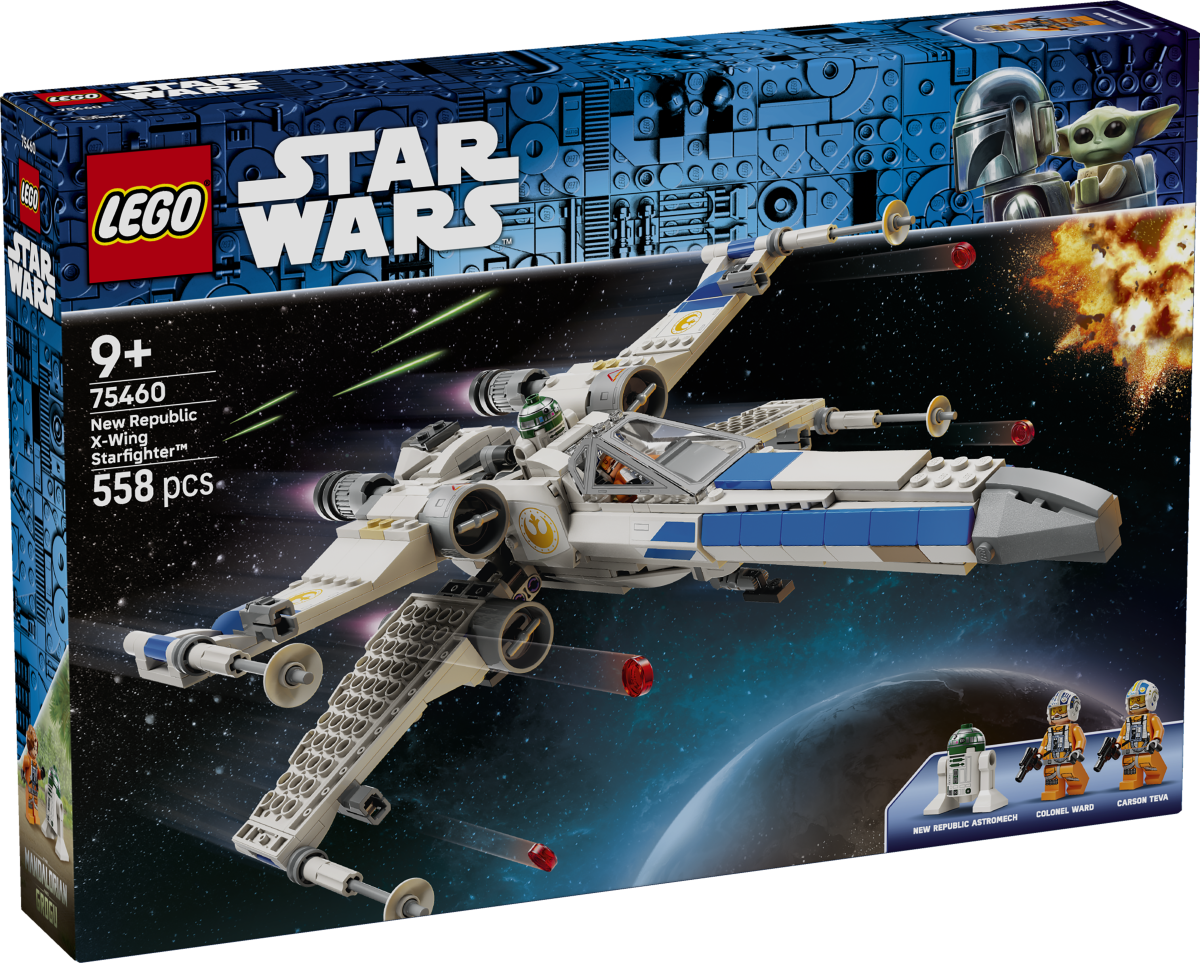 LEGO Star Wars 75460 New Republic X Wing Starfighter Boxfront 1200x963