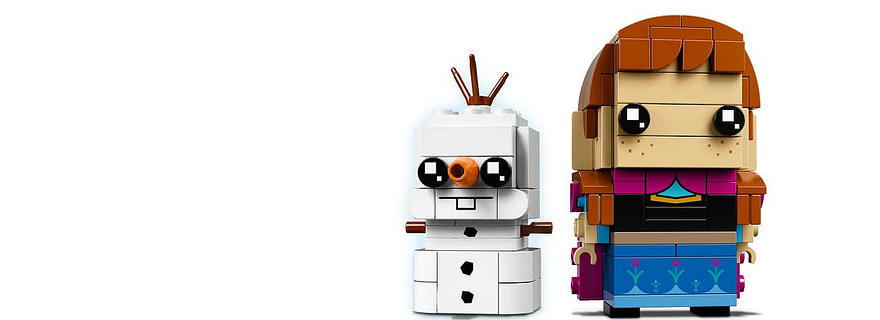 LEGO Frozen BrickHeadz 41617 Elsa and 41618 Anna & Olaf available now