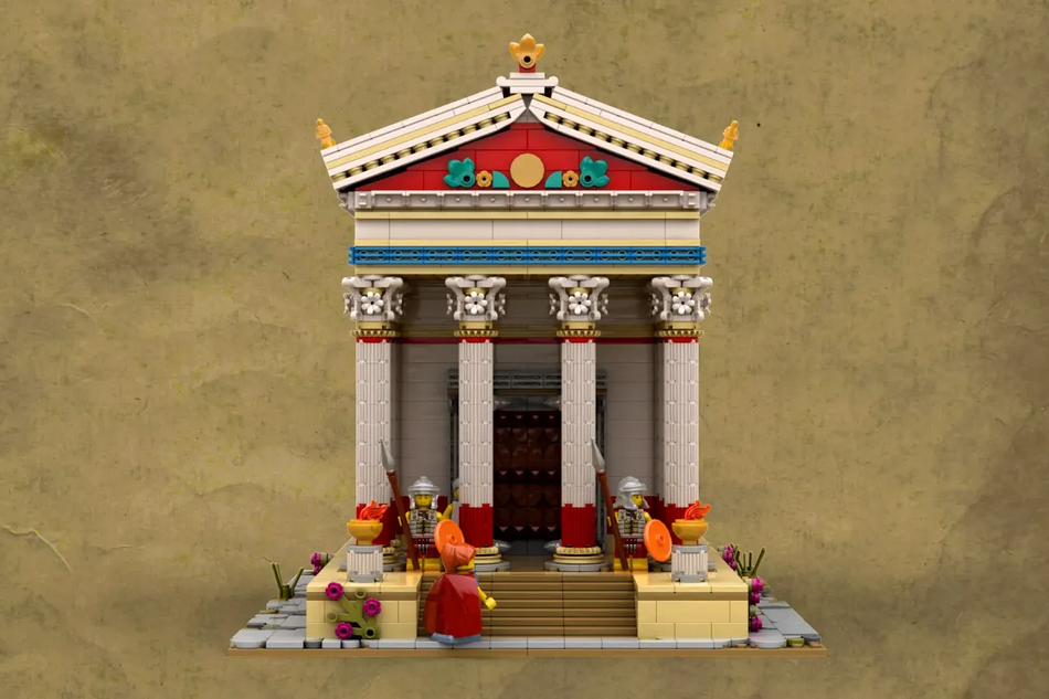 Templo romano antiguo 5
