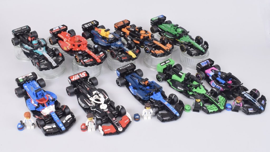 LEGO Speed Champions Sammenligning av Formel 1-anmeldelser, 1024x576