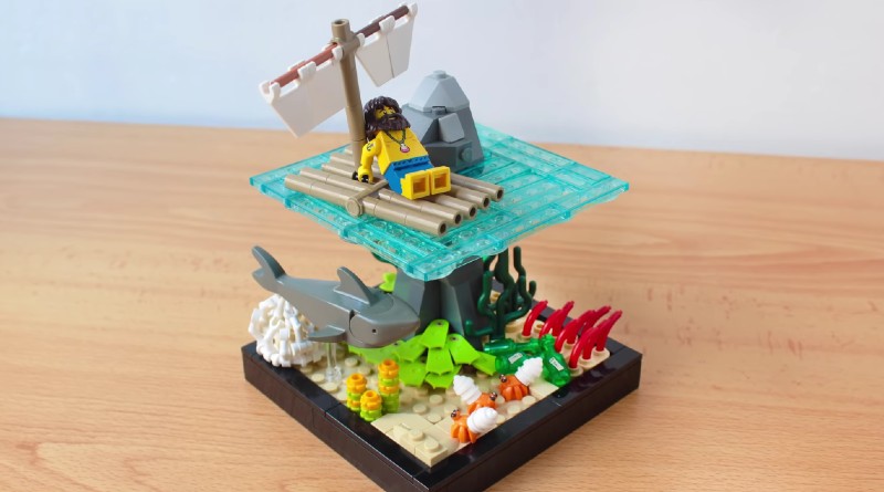 Sejl væk med denne fan-made LEGO Collectible Minifigures Series 21-vignet