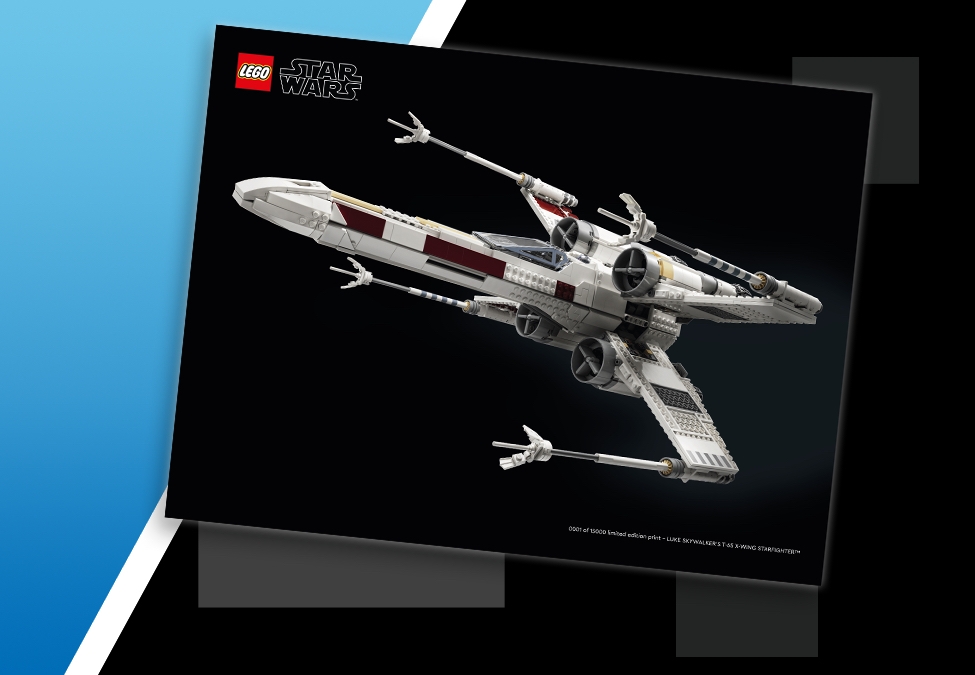 LEGO Star Wars Recompensa VIP: Impresión del ala X el 4 de mayo de 2023