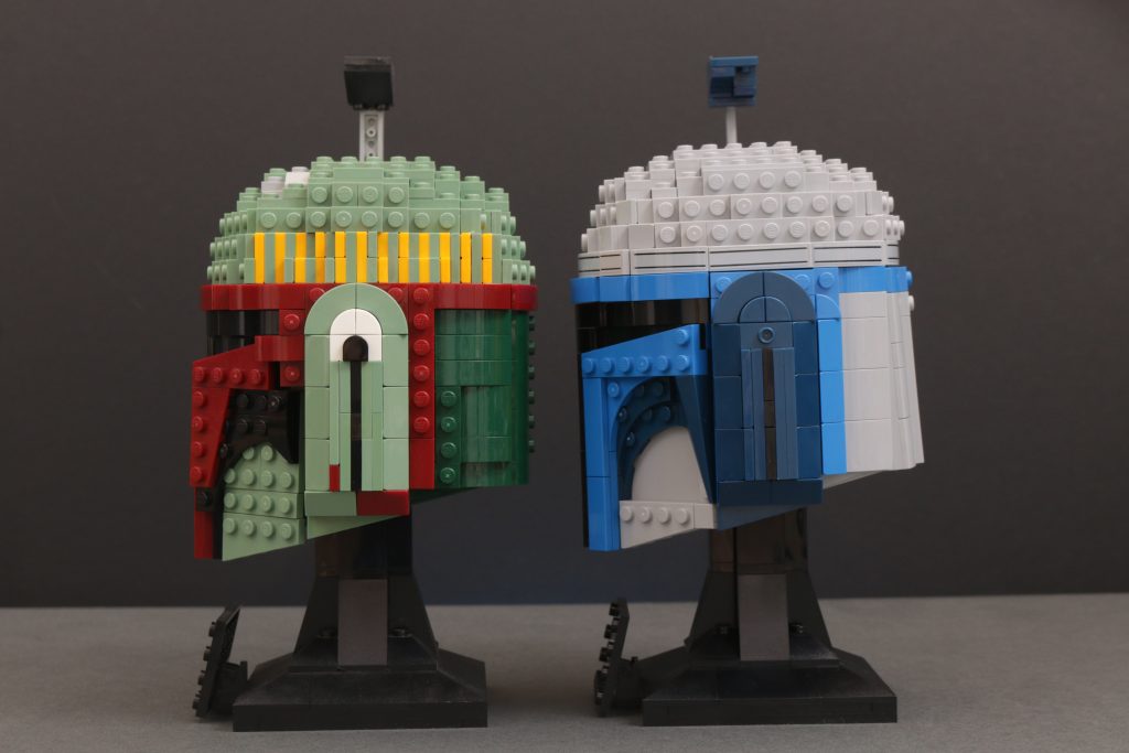 LEGO Star Wars 75408 Capacete Jango Fett 75277 Comparação de capacete Boba Fett 6 1024x683