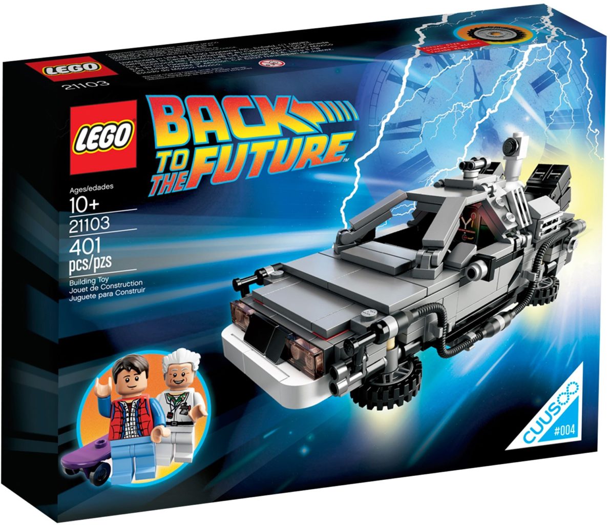 21103 La máquina del tiempo DeLorean Ideas