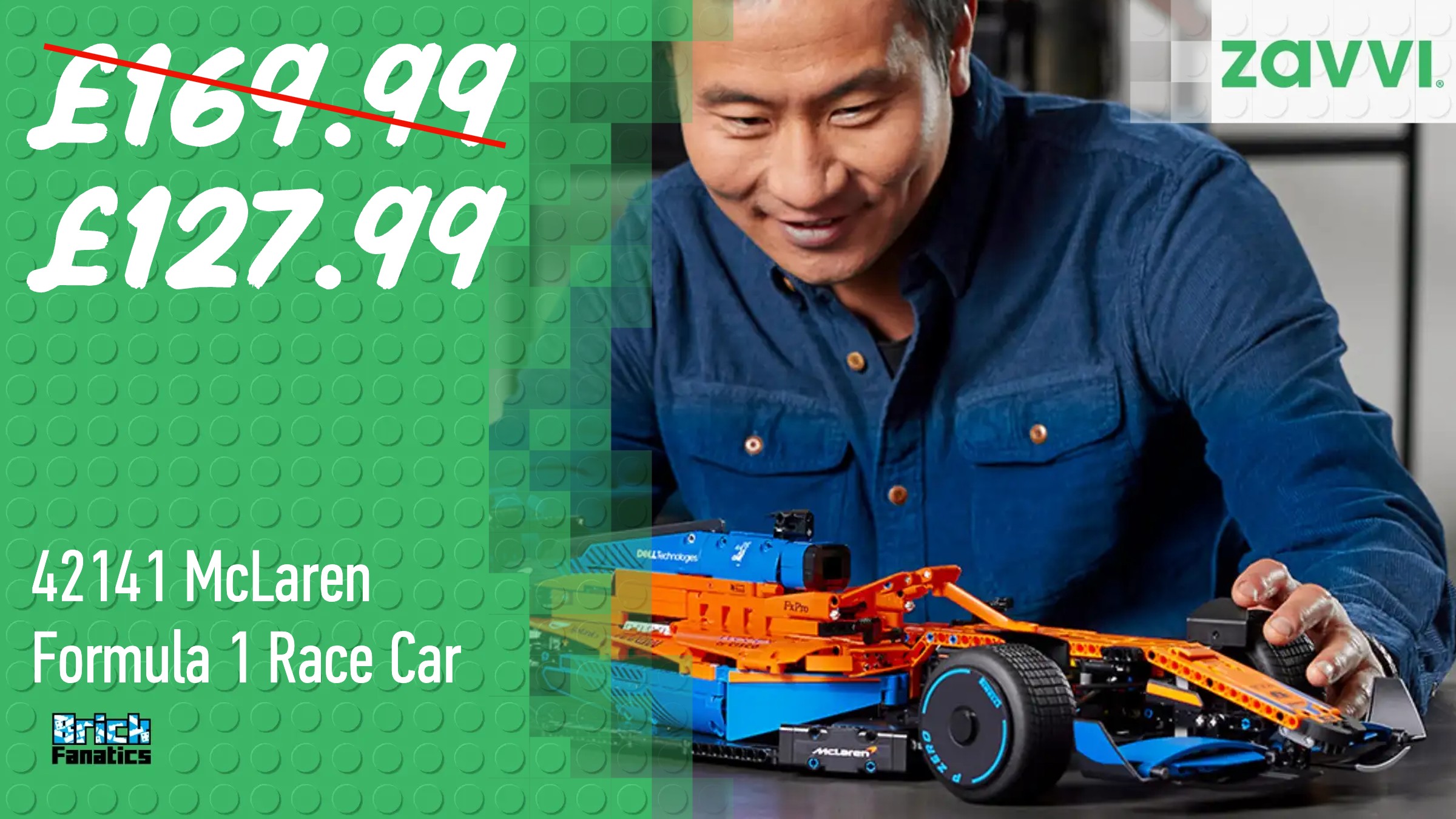 Få en race-klar LEGO Technic-aftale i McLaren-papaya