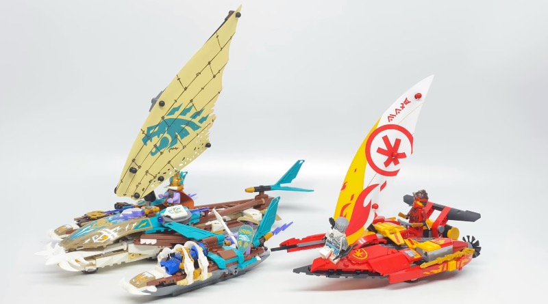 First look at LEGO NINJAGO 71748 Catamaran Sea Battle
