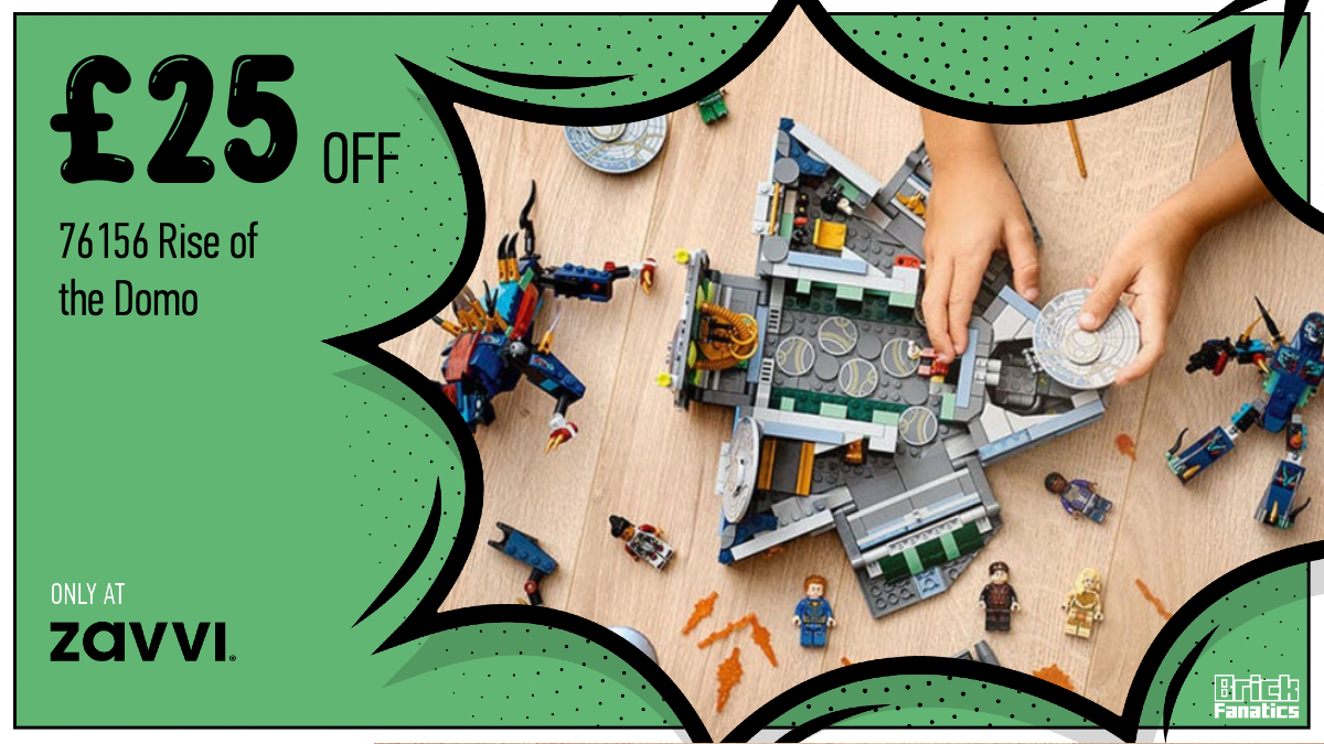 Retiring LEGO Marvel 76156 Rise of the Domo available with huge discount in Zavvi deals