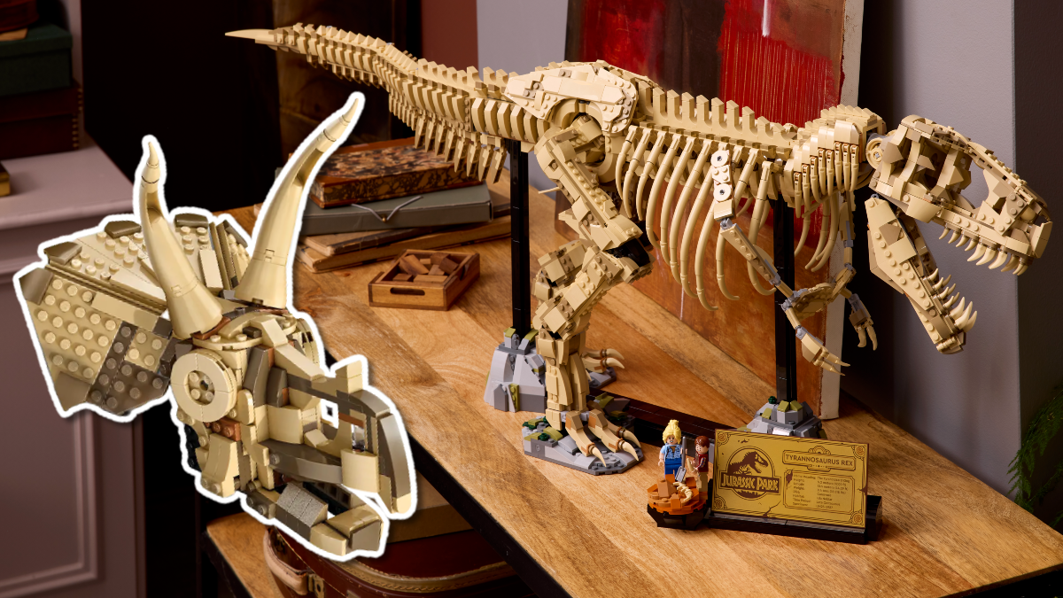 Cinque enormi set di scheletri di dinosauri LEGO di cui abbiamo bisogno
