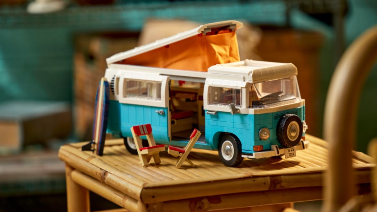10279 Volkswagen T2 Camper Van in stock with 20% off at John Lewis