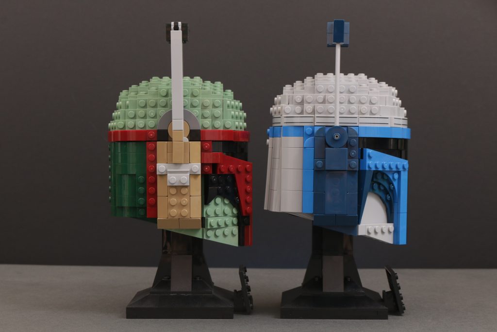 LEGO Star Wars 75408 Capacete Jango Fett 75277 Comparação de capacete Boba Fett 8 1024x683