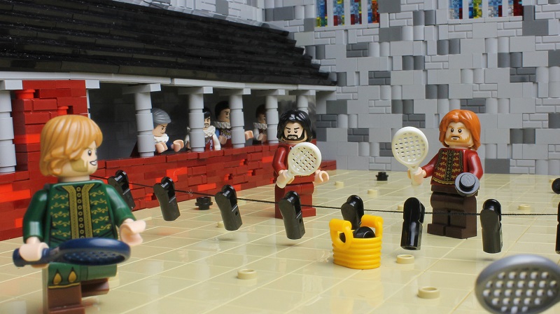 Foto de ladrillo del día: tenis histórico