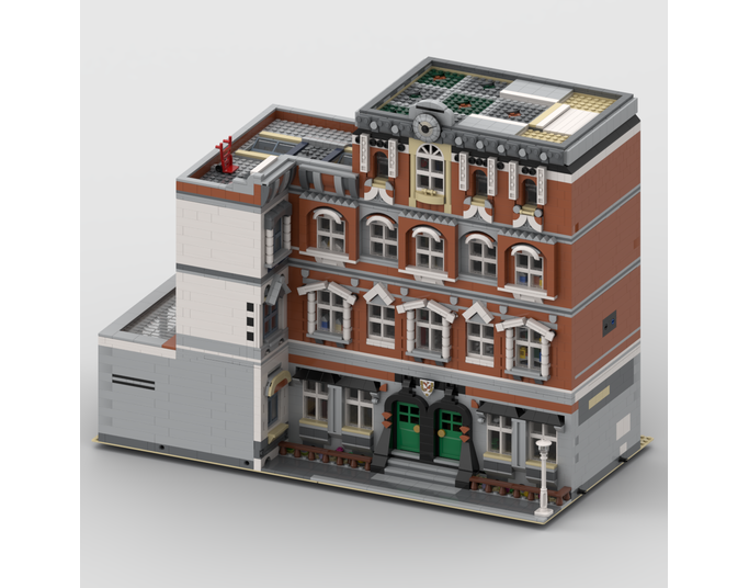 LEGO modular school LEO G rebrickable