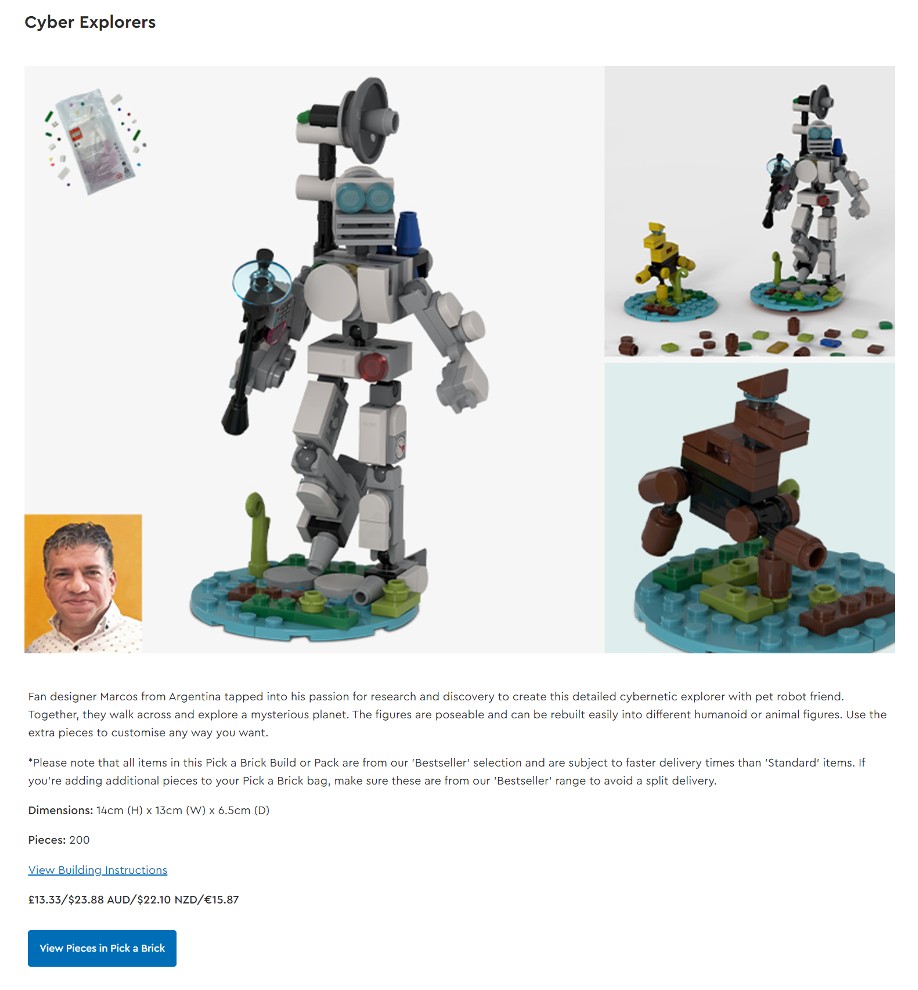 LEGO Ideas Test Lab Cyber explorers