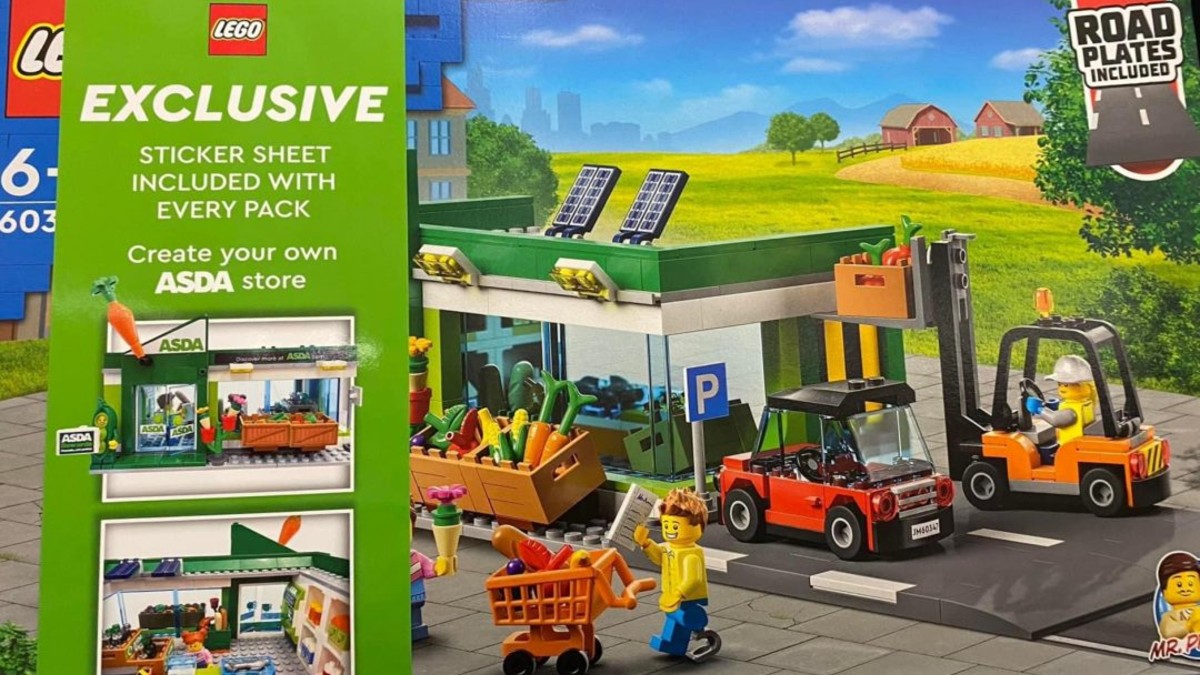 LEGO City 60347 Grocery Store gets unusual but official ASDA makeover