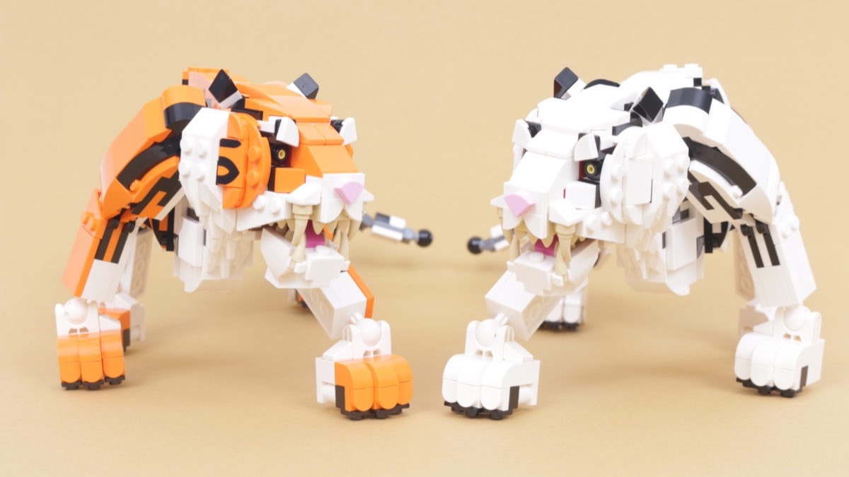 How to get the parts list for our white LEGO Creator 31129 Majestic Tiger