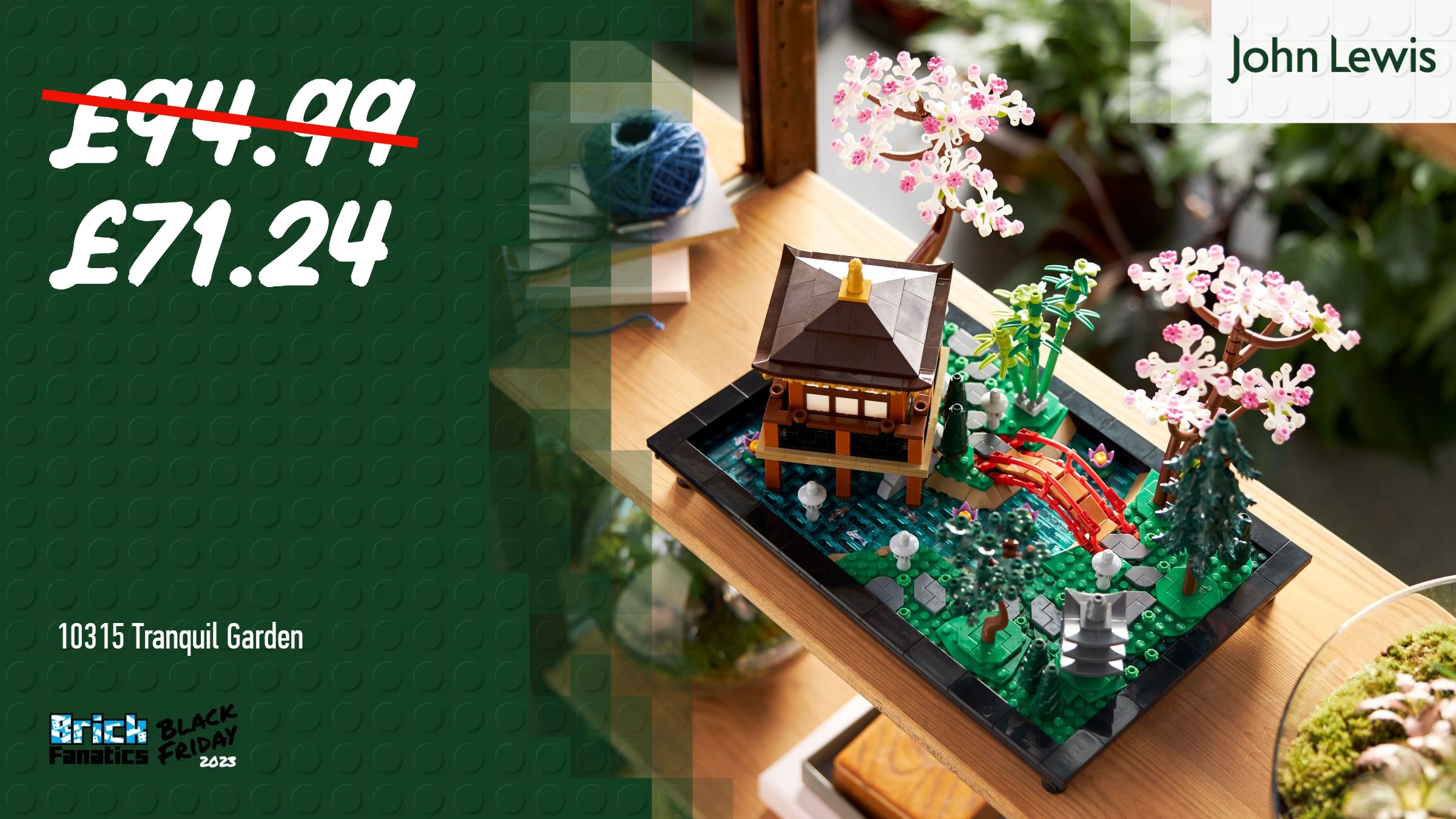 Early LEGO Black Friday deal on Tranquil Garden