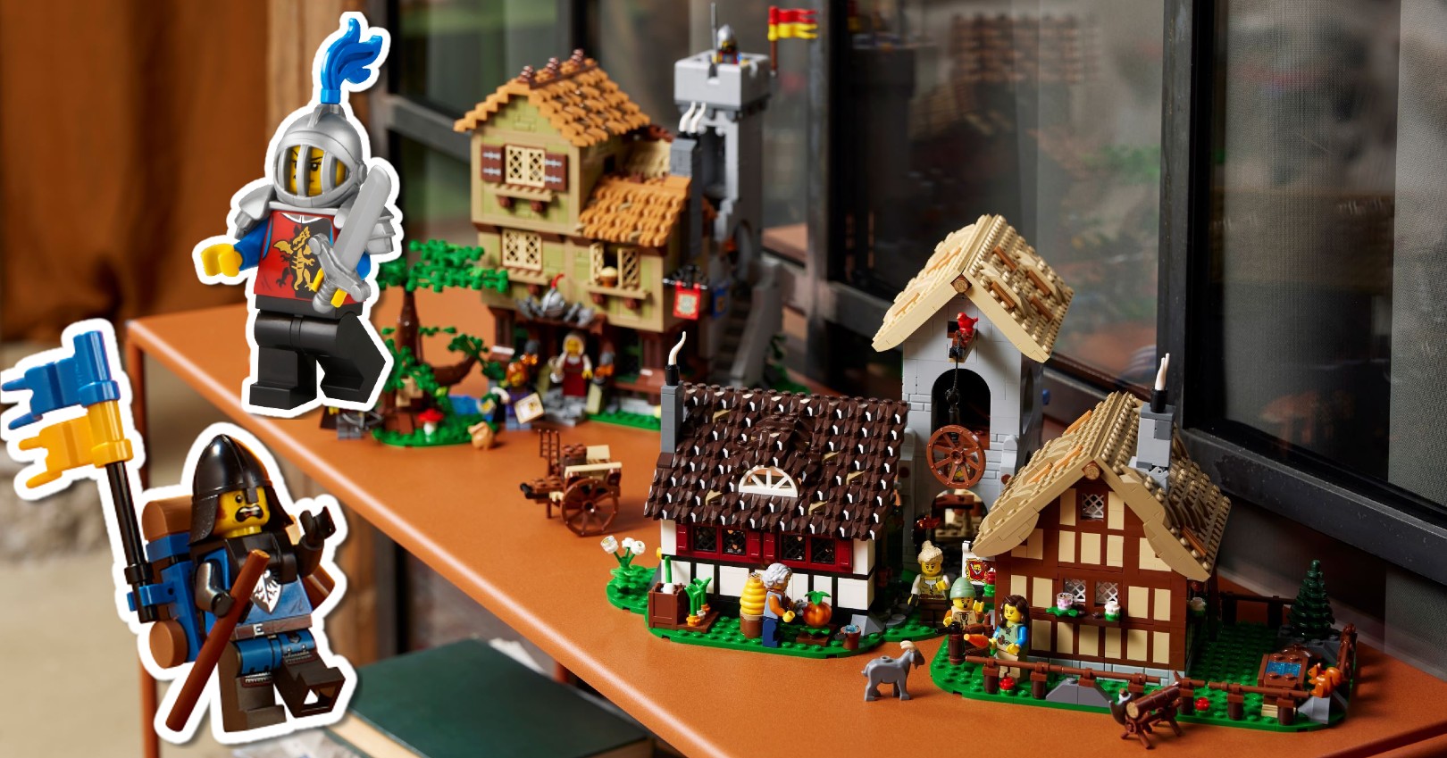 Which LEGO Castle factions are left after 10332 Medieval Town Square?