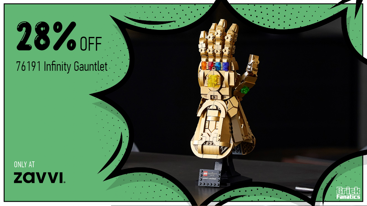 Huge LEGO deals at Zavvi include 28% off 76191 Infinity Gauntlet