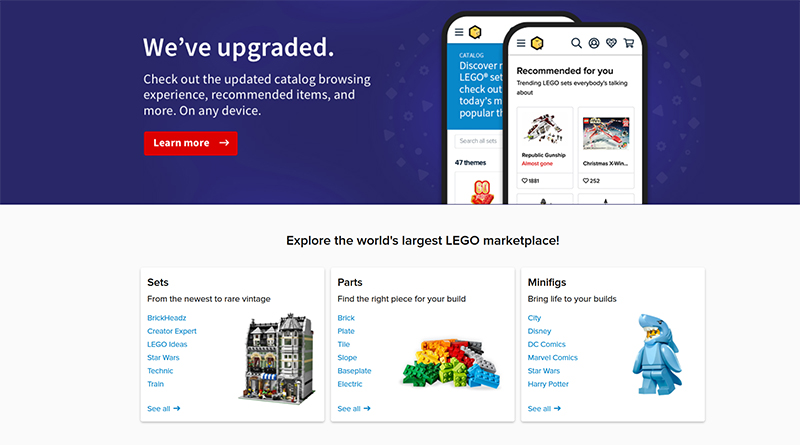 BrickLink gets a revamp