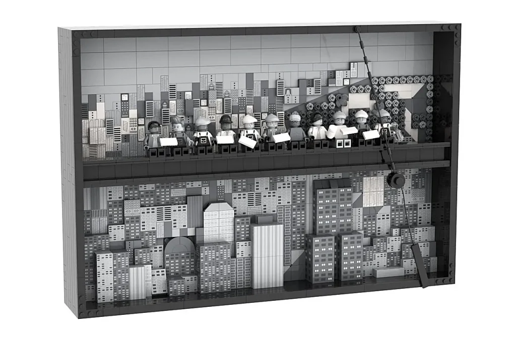 LEGO Ideas Mittagessen auf einem Wolkenkratzer 3 1024x682