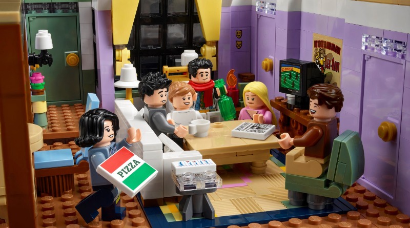 8 desaparecidos Friends referencias de LEGO 10292 El Friends Apartamentos