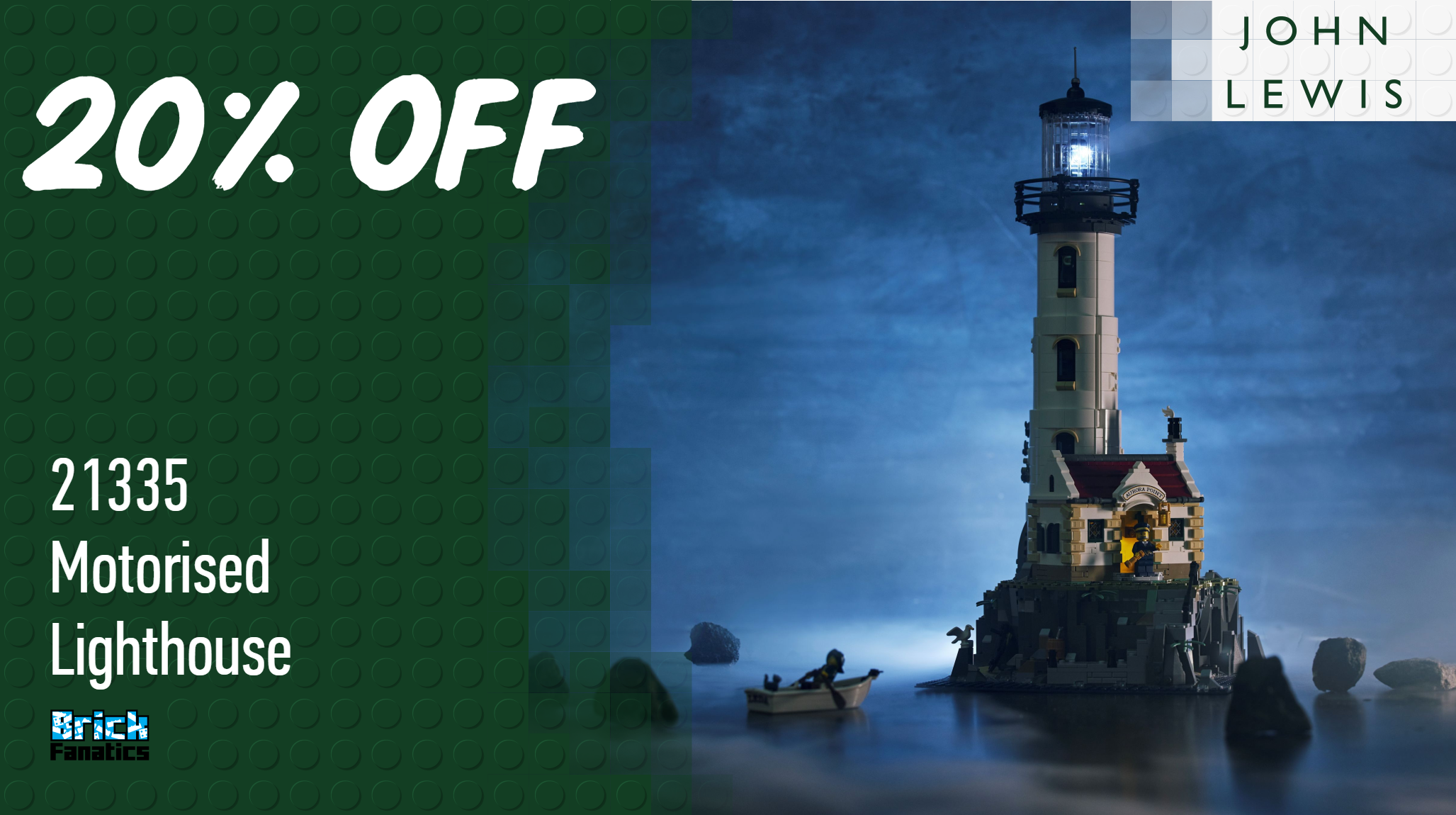 Final deal of the year on LEGO Ideas Motorised Lighthouse