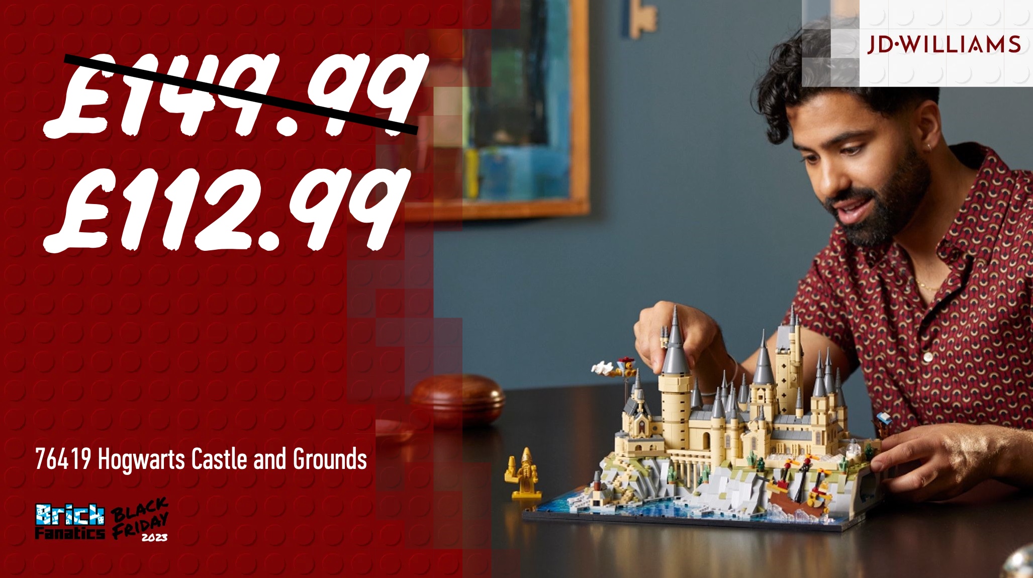 El mejor precio hasta el momento en el nuevo LEGO Harry Potter 76419 Castillo y terrenos de Hogwarts