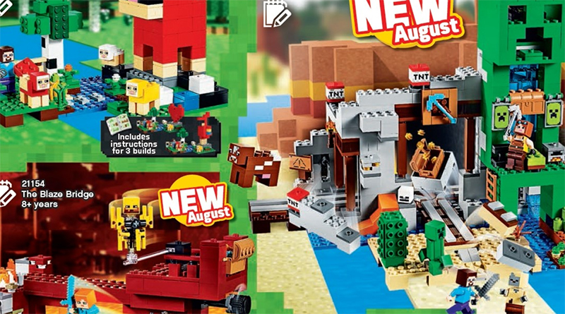 New LEGO Minecraft 2019 sets revealed