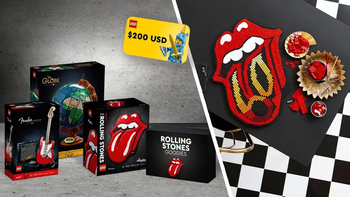 Rock and roll en el LEGO Ideas concurso de los Rolling Stones