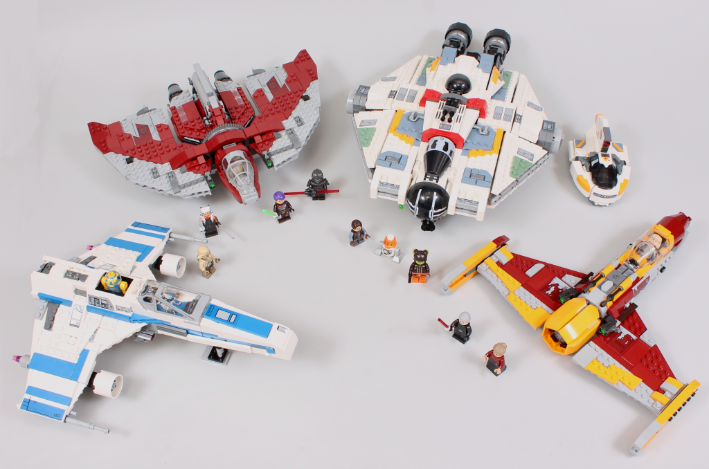 LEGO Star Wars 75357 Ghost Phantom II 75362 Ahsoka Tanos T 6 Jedi Shuttle 75364 New Republic E wing vs. Shin Hatis Starfighter critique 3 1024x678