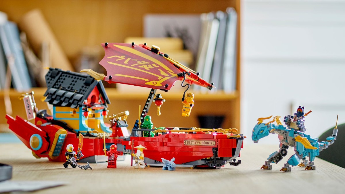 Comparing every LEGO NINJAGO Destiny’s Bounty set 